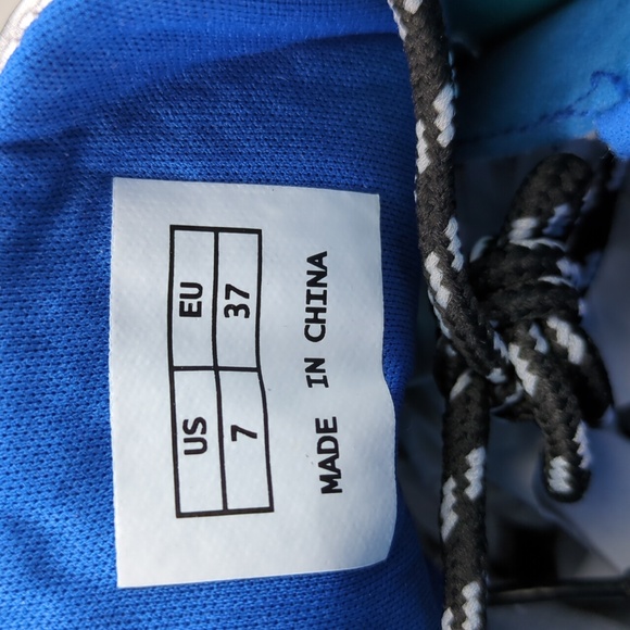 Lucky Step Women's Wedge Platform Sneaker Red/White/Multi-Color sz 7 - Picture 12 of 13